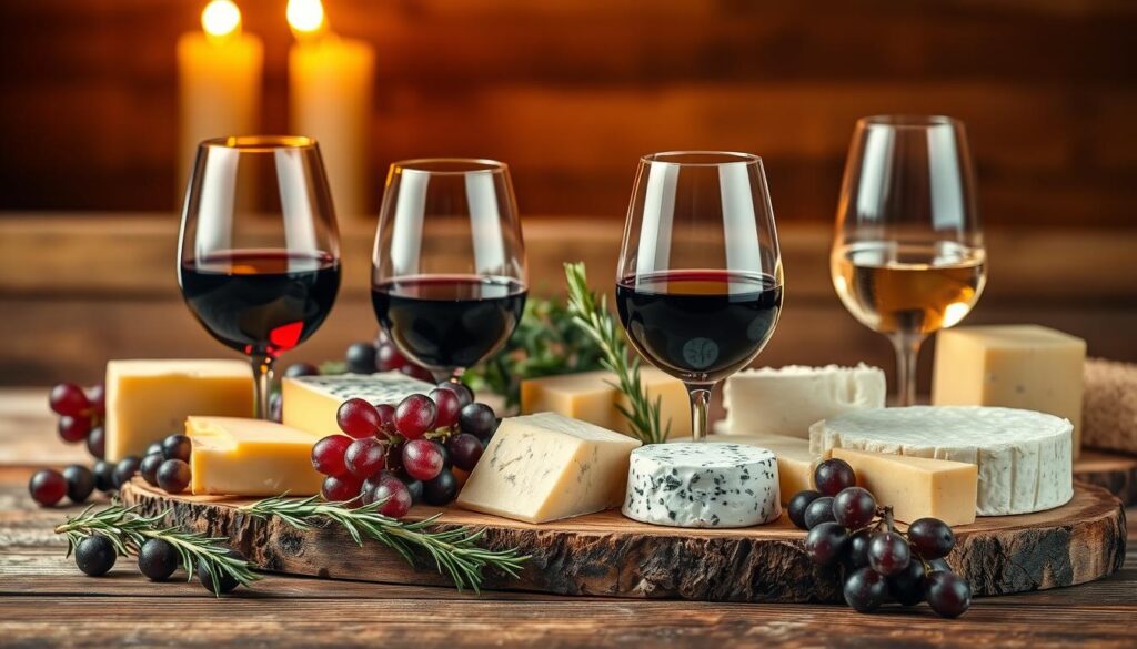 wine and cheese pairings